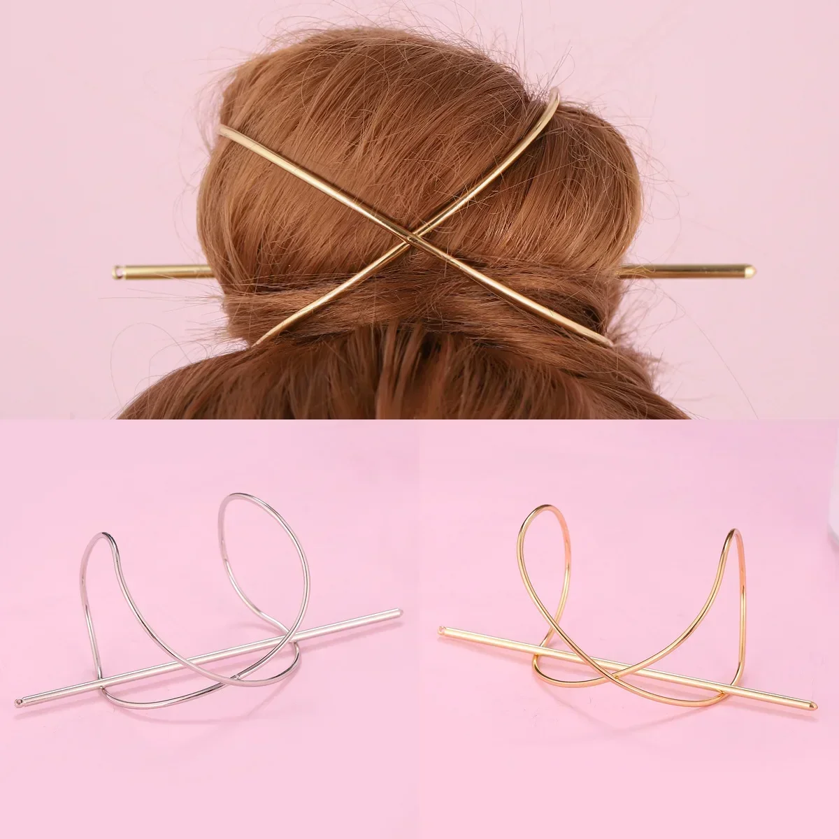 Irregular Metal Hair Stick Bohemian Style Hair Accessories Gold Sliver Shaped Bun Holder Cage Hairpins Women Headwear Jewelry
Irregular Metal Hair Stick Bohemian Style Hair Accessories Gold Sliver Shaped Bun Holder Cage Hairpins Women Headwear Jewelry