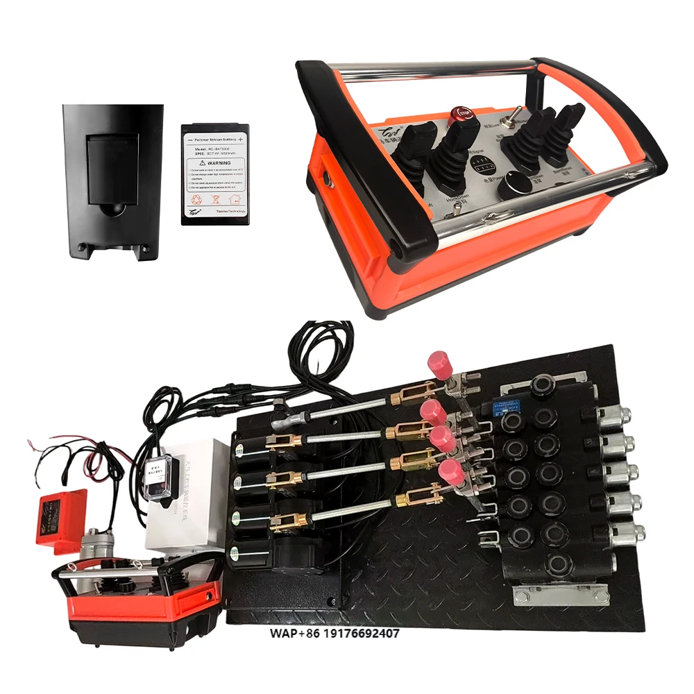 Professional Factory Industrial Hydraulic Waterproof Joystick Remote Controller for Crane Retrofit
Professional Factory Industrial Hydraulic Waterproof Joystick Remote Controller for Crane Retrofit