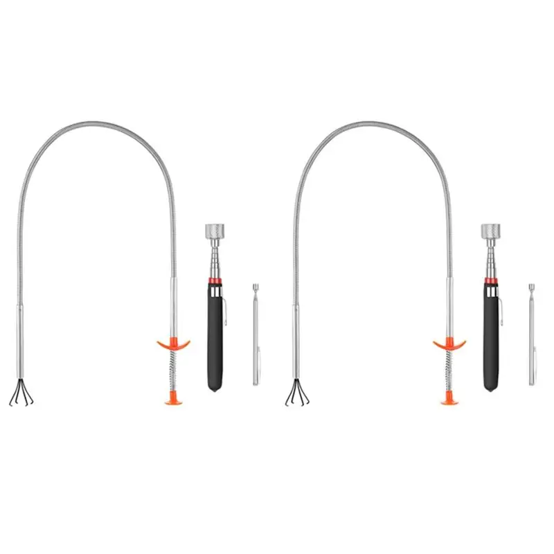 ABRE-6 Pack Pick-Up Tool Set Magnetic Pick Up Tools Retrieving Telescoping Magnet Pickup Tools Bendable Curve Grabber
ABRE-6 Pack Pick-Up Tool Set Magnetic Pick Up Tools Retrieving Telescoping Magnet Pickup Tools Bendable Curve Grabber