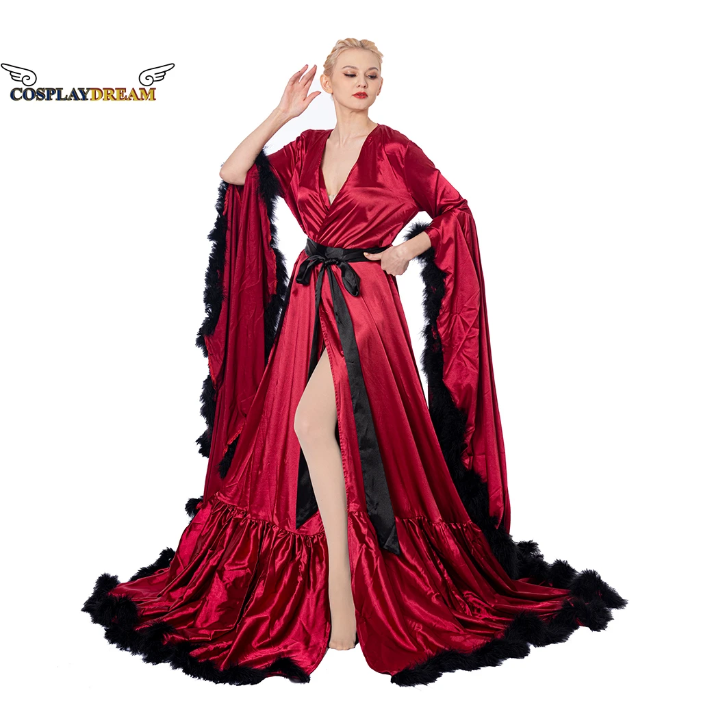 New Satin Kimono Robe Bathrobe Bridal Bridesmaid Robes Sexy Red Robes Satin Robe Ladies Dressing Gowns Feather Bridal Robe XS3XL
New Satin Kimono Robe Bathrobe Bridal Bridesmaid Robes Sexy Red Robes Satin Robe Ladies Dressing Gowns Feather Bridal Robe XS3XL