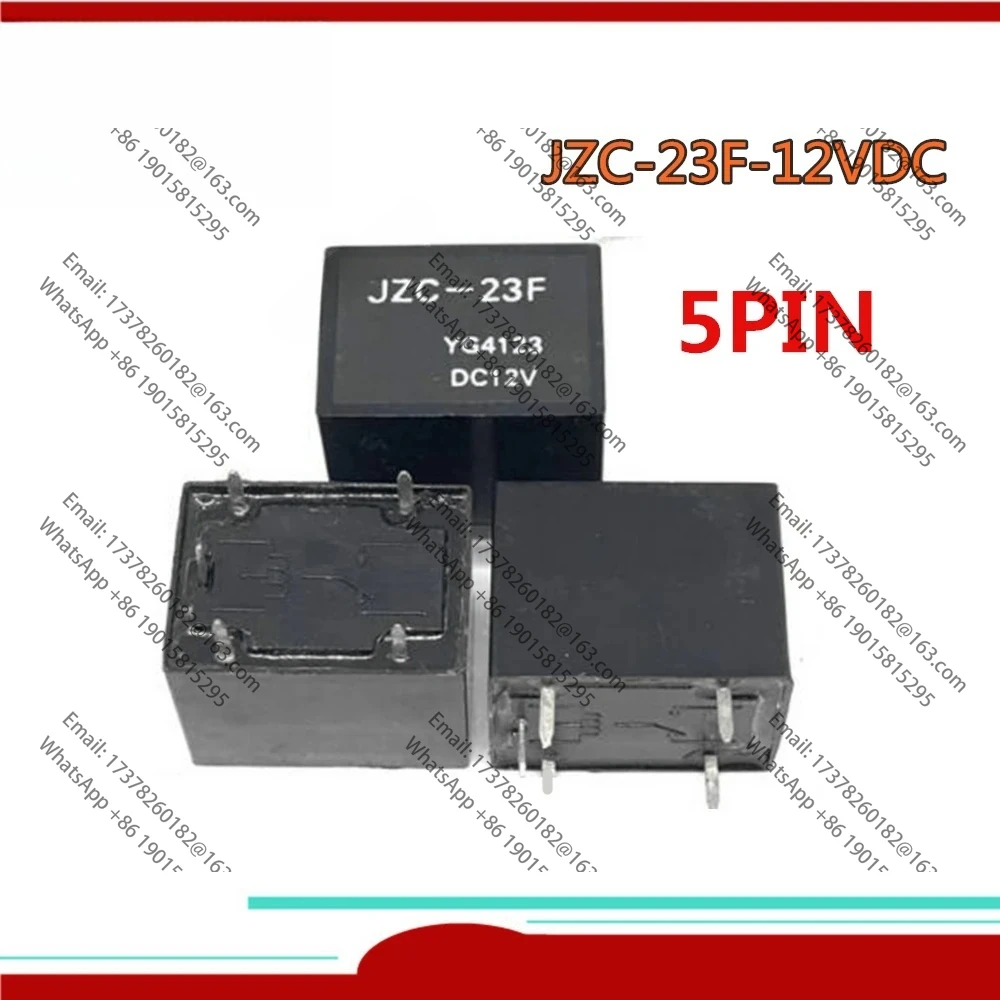 10PCS/LOT 100%Original New Relay JZC-23F 12VDC JZC-23F-12VDC JZC 23F 12VDC YG4123 DC12V 5PIN 1 Open 1 Close
10PCS/LOT 100%Original New Relay JZC-23F 12VDC JZC-23F-12VDC JZC 23F 12VDC YG4123 DC12V 5PIN 1 Open 1 Close