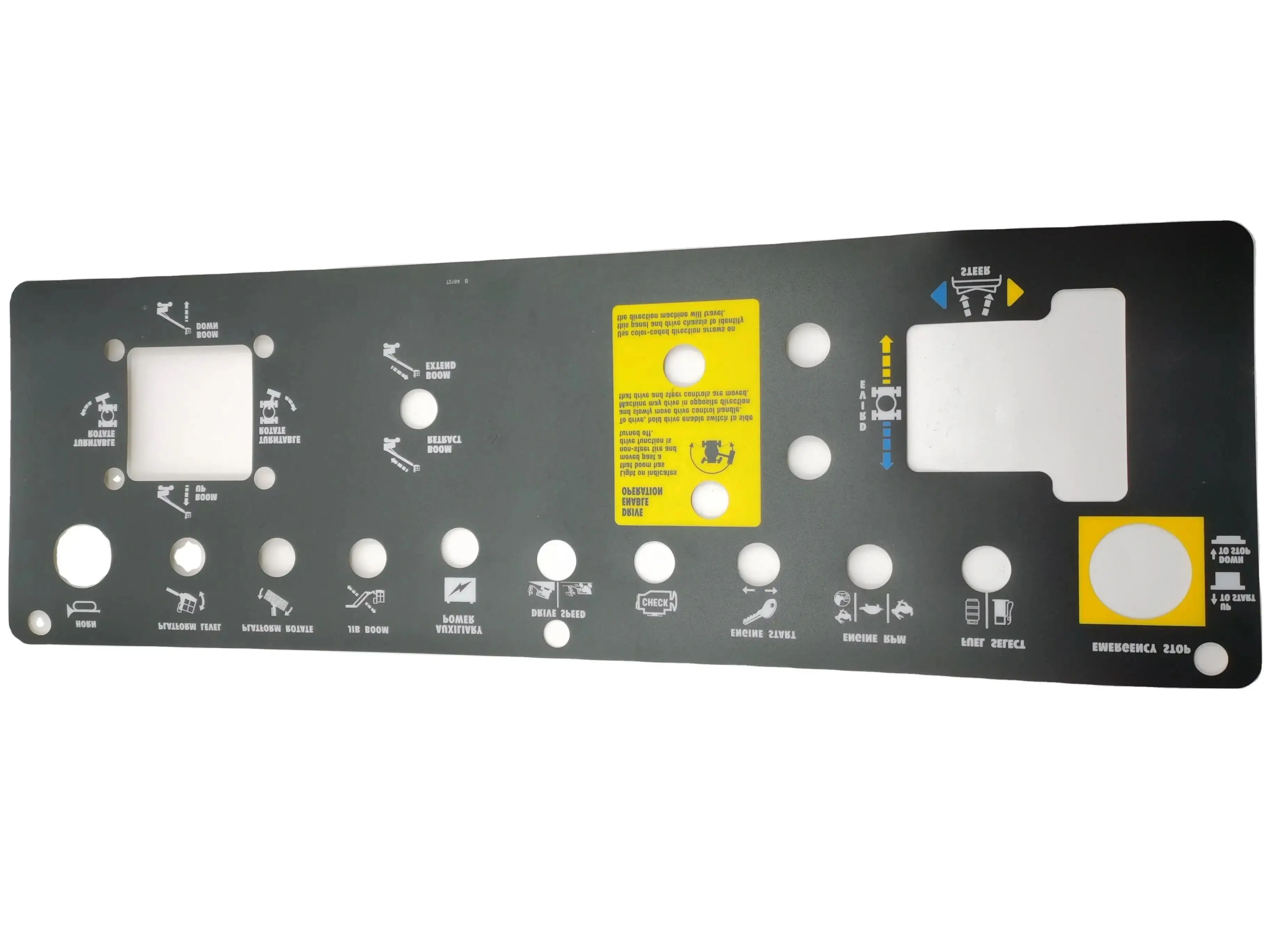 72164 72164GT GE-72164 Control Panel Decal use for Genie Lift parts
72164 72164GT GE-72164 Control Panel Decal use for Genie Lift parts