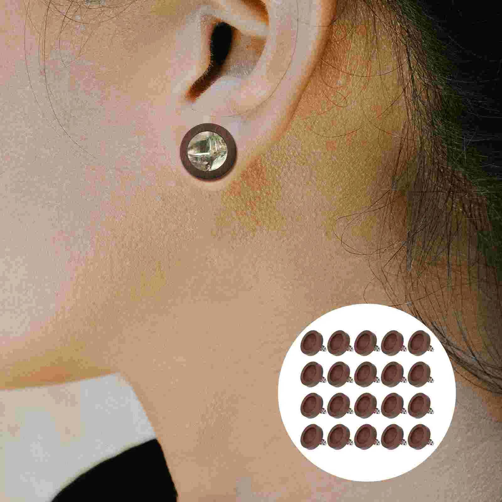 30 Pcs Wooden Studs Base Support DIY Earring Accessories Gemstone Settings of The Lid Jewelry Bezel Tray Making Sublimation
30 Pcs Wooden Studs Base Support DIY Earring Accessories Gemstone Settings of The Lid Jewelry Bezel Tray Making Sublimation