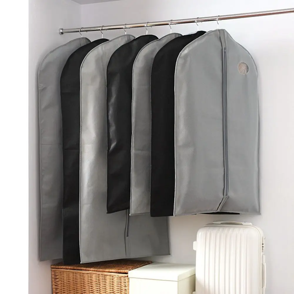 Portable Dustproof Clothing Cover Waterproof Protecting Dress Garment Dust Covers Bag Wardrobe Hanging Storage Non-woven Bags
Portable Dustproof Clothing Cover Waterproof Protecting Dress Garment Dust Covers Bag Wardrobe Hanging Storage Non-woven Bags