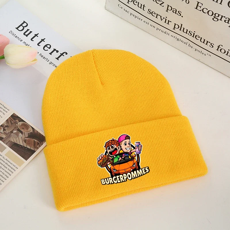 Burgerpommes Icrimax Knitted Hat Boys and Girls Cute Anime Woolen Cap Winter Fashion Warm Thick Beanies Caps Children's Hat Gift
Burgerpommes Icrimax Knitted Hat Boys and Girls Cute Anime Woolen Cap Winter Fashion Warm Thick Beanies Caps Children's Hat Gift
