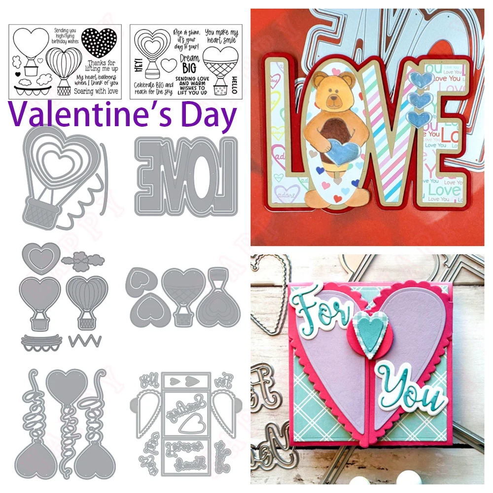 Happy Galentine's Day Word Die Set Metal Cutting Dies And Clear Stamps For DIY Scrapbook Album Craft Paper Card Decoration new
Happy Galentine's Day Word Die Set Metal Cutting Dies And Clear Stamps For DIY Scrapbook Album Craft Paper Card Decoration new