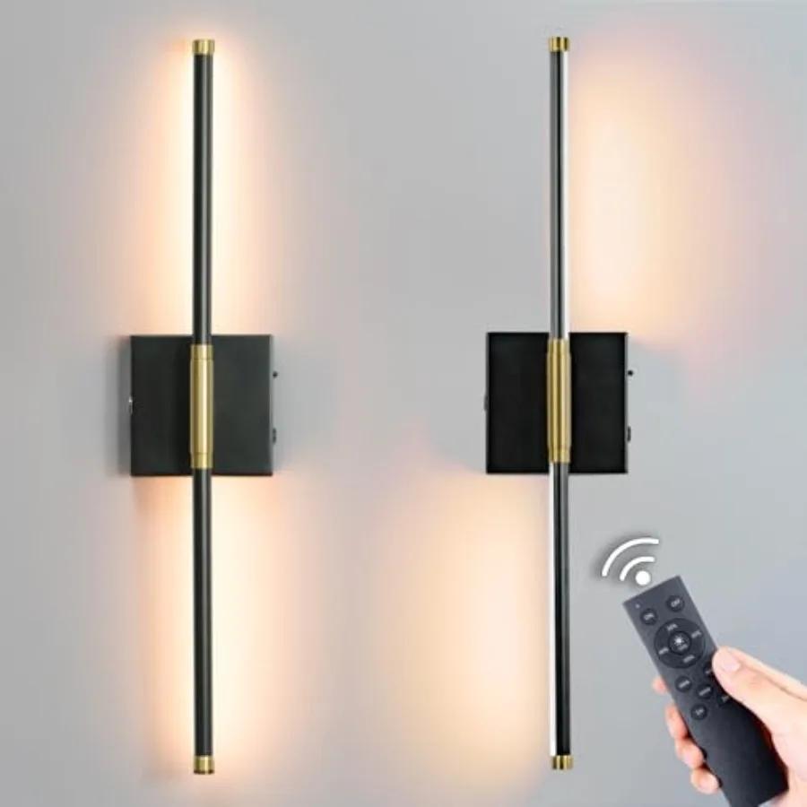 Battery Operated Wall Sconces Set of 2 10000mAh Rechargeable Magnetic Wall Light with Remote, 3 Color Dimmable Matte Wall Lamp
Battery Operated Wall Sconces Set of 2 10000mAh Rechargeable Magnetic Wall Light with Remote, 3 Color Dimmable Matte Wall Lamp