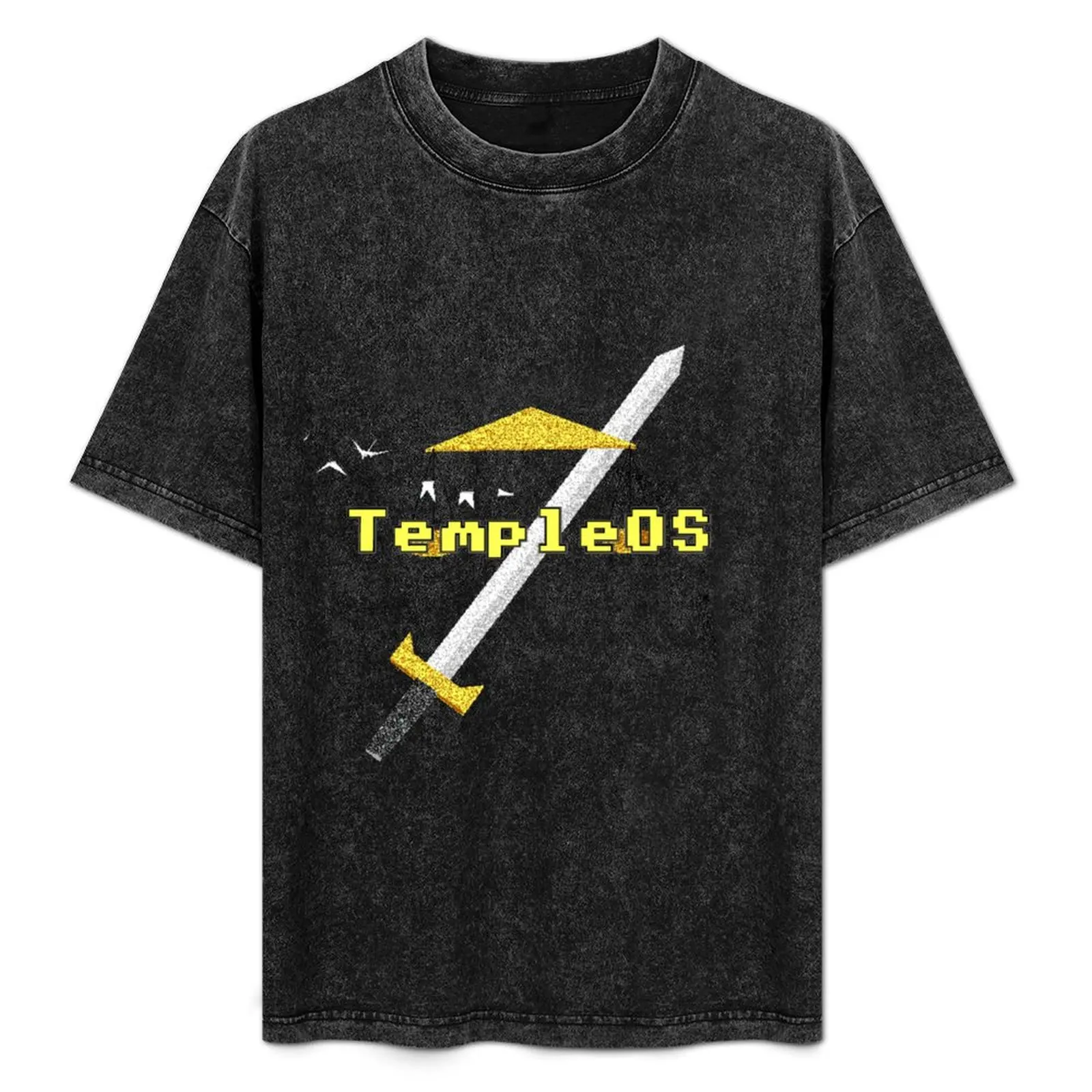 TempleOS Logo Pure T-Shirt Work Basic Short Sleeve Top
TempleOS Logo Pure T-Shirt Work Basic Short Sleeve Top