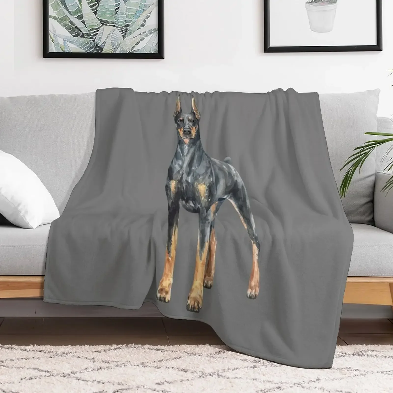 Black Doberman Watercolor Painting Throw Blanket sofa bed Polar Luxury Brand Blankets
Black Doberman Watercolor Painting Throw Blanket sofa bed Polar Luxury Brand Blankets