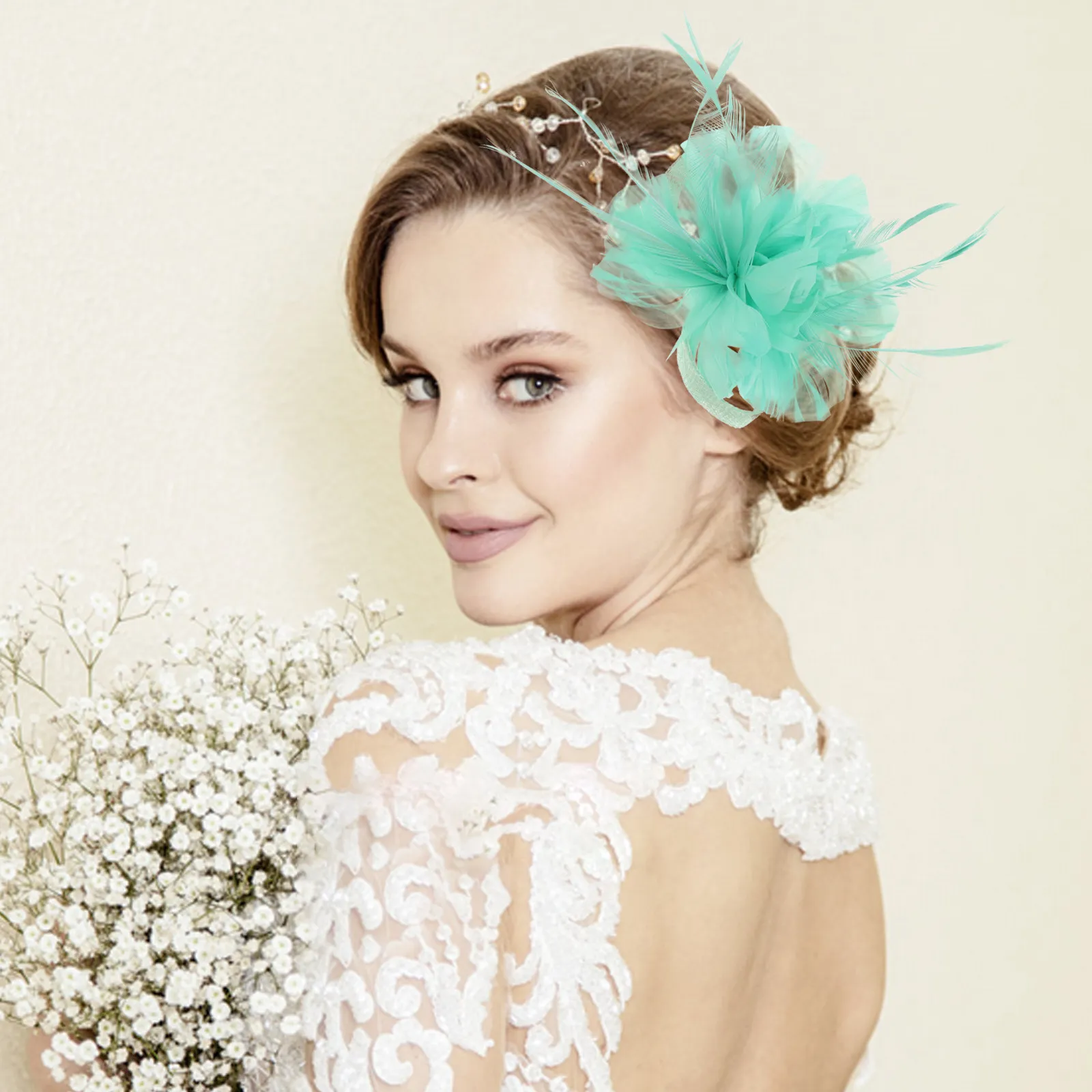 1Pcs Plume Hair Clip Elegant Bridal Side Clip for Wedding Prom Evening Party Formal Dressy Hair Accessories Women
1Pcs Plume Hair Clip Elegant Bridal Side Clip for Wedding Prom Evening Party Formal Dressy Hair Accessories Women