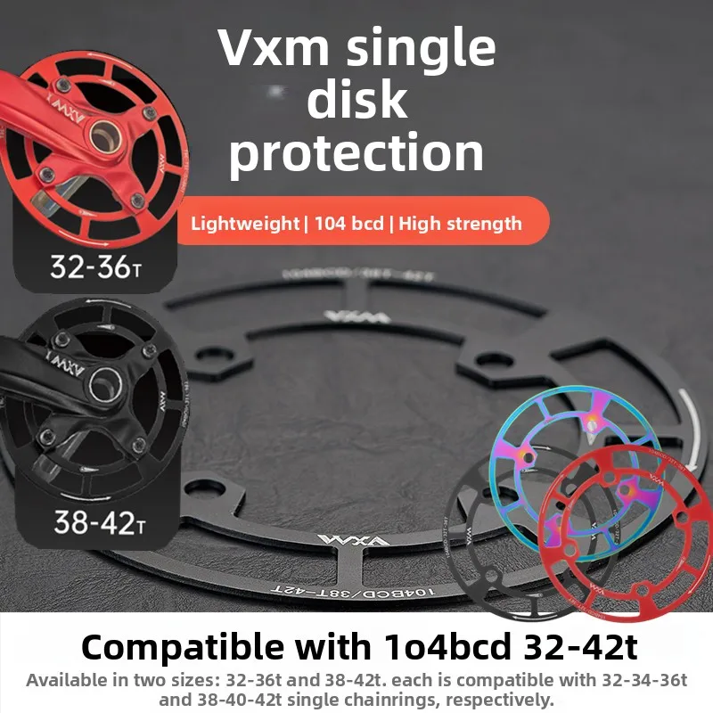Guarding disc 104BCD mountain bike disc bicycle aluminum positive and negative gear protection cover, cog cover, single disc
Guarding disc 104BCD mountain bike disc bicycle aluminum positive and negative gear protection cover, cog cover, single disc