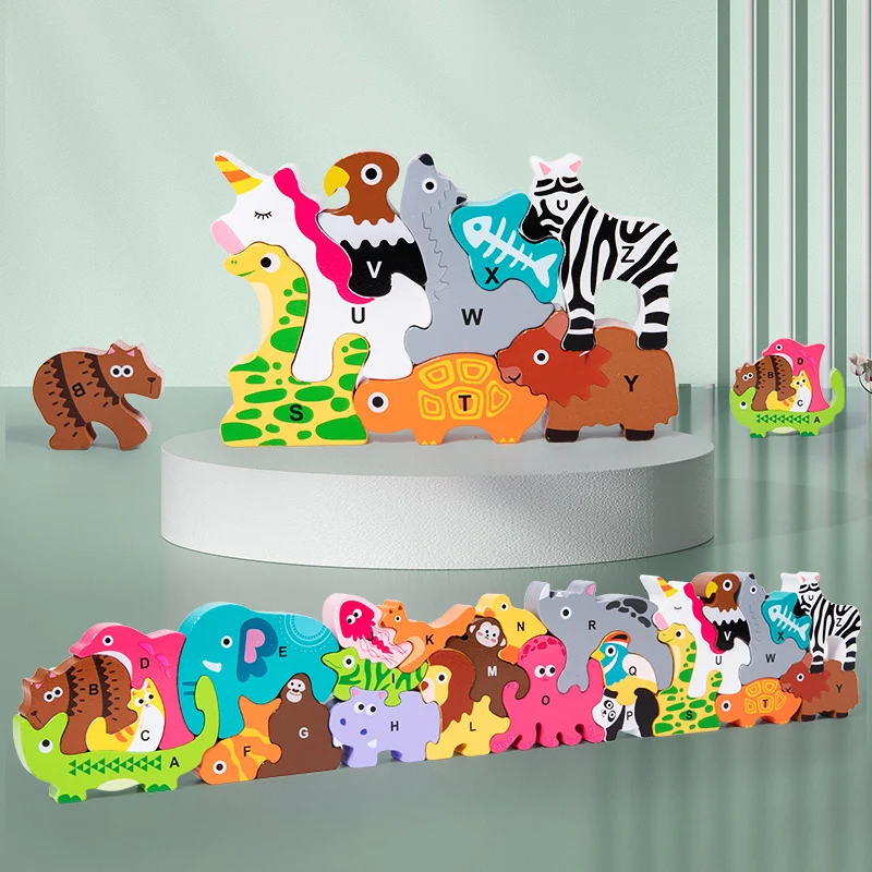 Children Montessori Wooden Animal Balance Blocks Board Games Dinosaur Learning Building Toys Wooden Stacking Blocks
Children Montessori Wooden Animal Balance Blocks Board Games Dinosaur Learning Building Toys Wooden Stacking Blocks