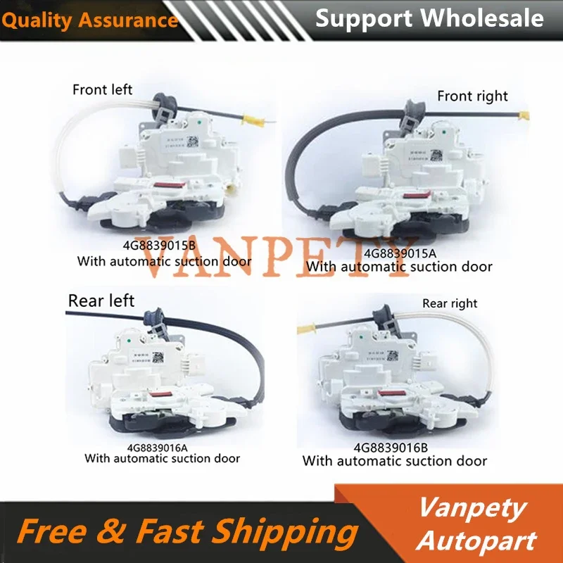 4G8839015A 4G8839015B 4G8839016A 4G8839016B New Door Lock Actuator Rear Left with Automatic suction door For Audi RS7 A7 A6 A8
4G8839015A 4G8839015B 4G8839016A 4G8839016B New Door Lock Actuator Rear Left with Automatic suction door For Audi RS7 A7 A6 A8
