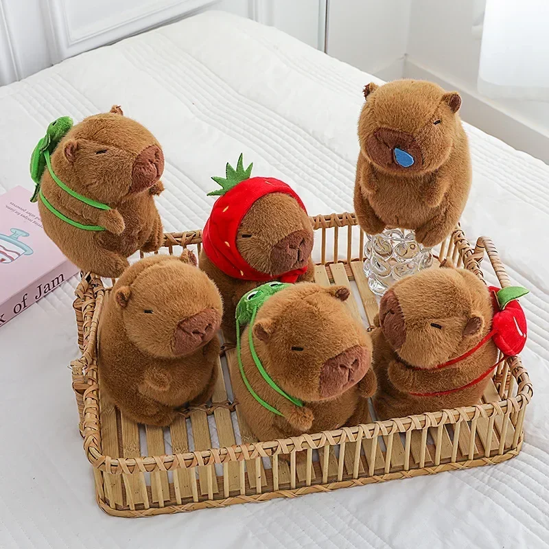 Cute 20cm Turtle Backpack Capibara Kawaii Strawberry Hat Capybara Plush Toy Stuffed Animals Soft Doll Kids Toys Birthday Gift
Cute 20cm Turtle Backpack Capibara Kawaii Strawberry Hat Capybara Plush Toy Stuffed Animals Soft Doll Kids Toys Birthday Gift