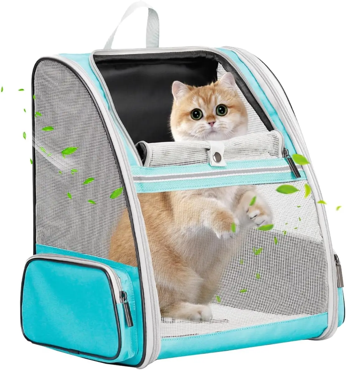 Breathable Cat Backpack Carrier, Upgraded Side-Access Full Ventilated Pet Carrier Backpack for Small Dog, Airline Approved Pe
Breathable Cat Backpack Carrier, Upgraded Side-Access Full Ventilated Pet Carrier Backpack for Small Dog, Airline Approved Pe
