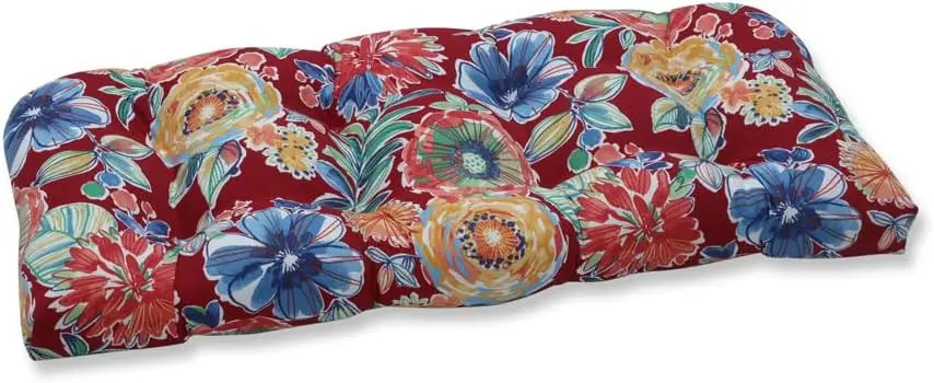 Bright Floral Indoor/Outdoor Sofa Setee Swing Cushion, Tufted, Weather, And Fade Resistant, 19"" X 44"", Red/Blue Colsen, 1
Bright Floral Indoor/Outdoor Sofa Setee Swing Cushion, Tufted, Weather, And Fade Resistant, 19"" X 44"", Red/Blue Colsen, 1