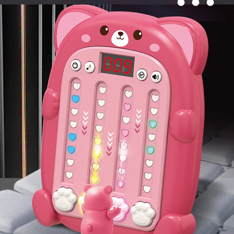 Children's Cartoon Rhythm Game Machine Funny Cute Press Press Puzzle Breakthrough Stress Relief Speed Push Toys Birthday Gift
Children's Cartoon Rhythm Game Machine Funny Cute Press Press Puzzle Breakthrough Stress Relief Speed Push Toys Birthday Gift