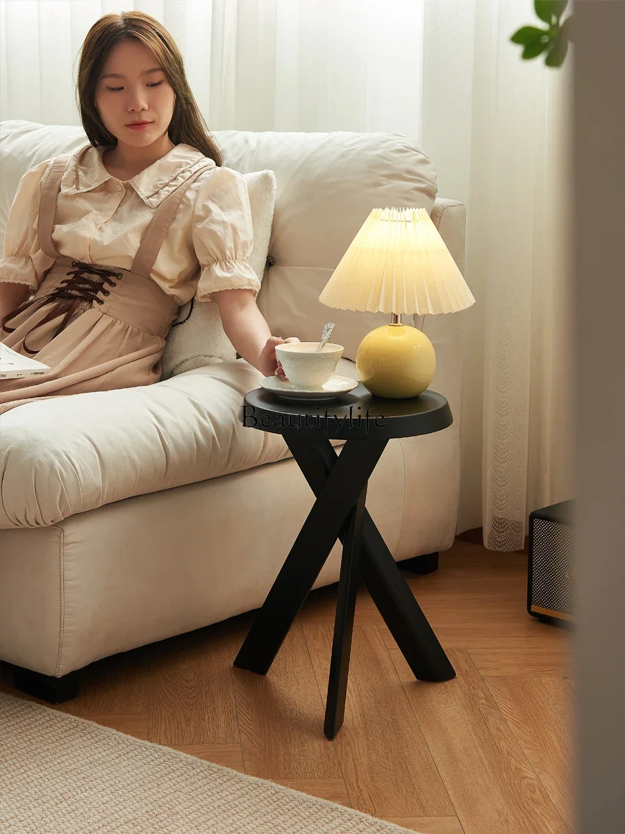 Nordic retro solid wood sofa movable coffee table simple modern small apartment
Nordic retro solid wood sofa movable coffee table simple modern small apartment