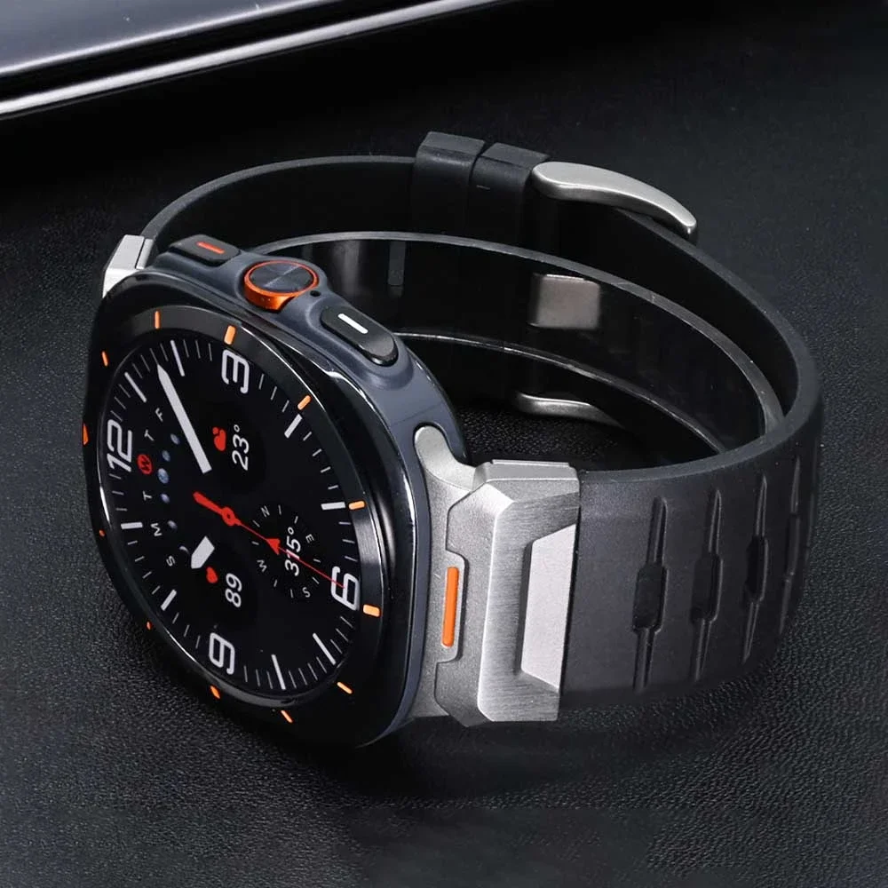 Ремешок резиновый для Samsung Galaxy Watch Ultra 47 мм, Воздухопроницаемый мягкий спортивный браслет для SAMSUNG Watch Ultra 47 мм QuickFit
Ремешок резиновый для Samsung Galaxy Watch Ultra 47 мм, Воздухопроницаемый мягкий спортивный браслет для SAMSUNG Watch Ultra 47 мм QuickFit