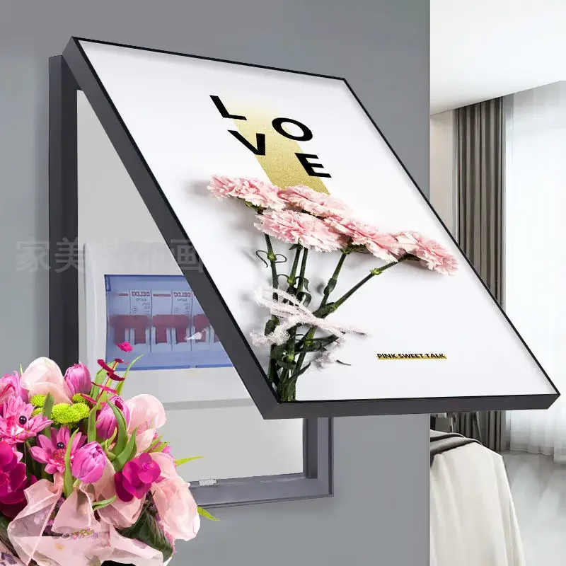 Vertical Electric Meter Box Painting Home Living Room Decorative Mural With Frame Occlusion Wall Art Picture Lift The Lid Decor
Vertical Electric Meter Box Painting Home Living Room Decorative Mural With Frame Occlusion Wall Art Picture Lift The Lid Decor