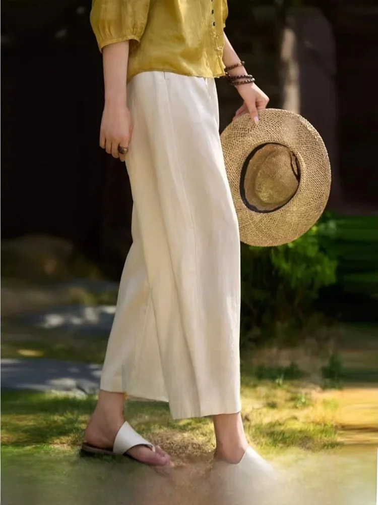Ice Silk Scimitar Pants Women's Casual Harem Scythe Pants High Waist Straight Leg Commute Style Korean Version Pocket Detail
Ice Silk Scimitar Pants Women's Casual Harem Scythe Pants High Waist Straight Leg Commute Style Korean Version Pocket Detail
