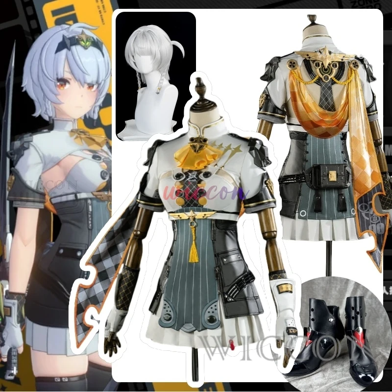 Игра Zenless Zone Zero Silver Soldier Anby Косплей Костюм Парик Обувь Женщины Девушки Хэллоуин Конвенция Карнавальный Костюм Реквизит Набор
Игра Zenless Zone Zero Silver Soldier Anby Косплей Костюм Парик Обувь Женщины Девушки Хэллоуин Конвенция Карнавальный Костюм Реквизит Набор