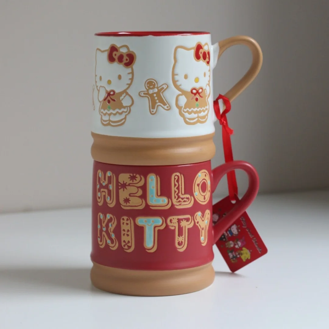 Hellokitty Ceramic Coffee Mugs Couple Set Christmas Gingerbread Water Mug Holiday Gift For Home Office Daily Drinking
Hellokitty Ceramic Coffee Mugs Couple Set Christmas Gingerbread Water Mug Holiday Gift For Home Office Daily Drinking
