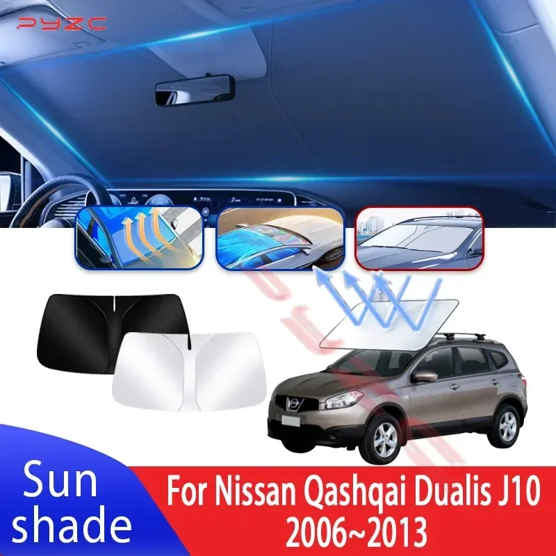 Солнцезащитный козырек для автомобиля Nissan Qashqai Dualis J10 2006~2013 2008 MK1, передний, для лобового стекла, теплоизоляционный, летний аксессуар
Солнцезащитный козырек для автомобиля Nissan Qashqai Dualis J10 2006~2013 2008 MK1, передний, для лобового стекла, теплоизоляционный, летний аксессуар