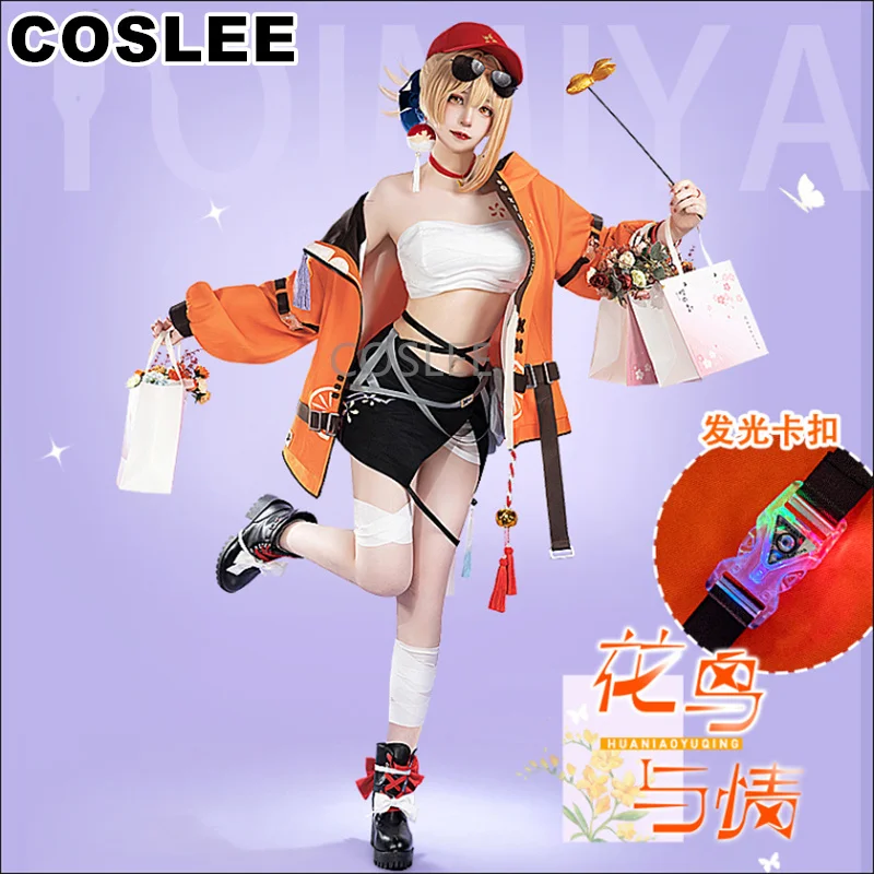 COSLEE Genshin Impact Yoimiya HuaNiaoYuQing Cosplay Costume Game Suit Lovely Uniform Halloween Party Outfit For Women New
COSLEE Genshin Impact Yoimiya HuaNiaoYuQing Cosplay Costume Game Suit Lovely Uniform Halloween Party Outfit For Women New