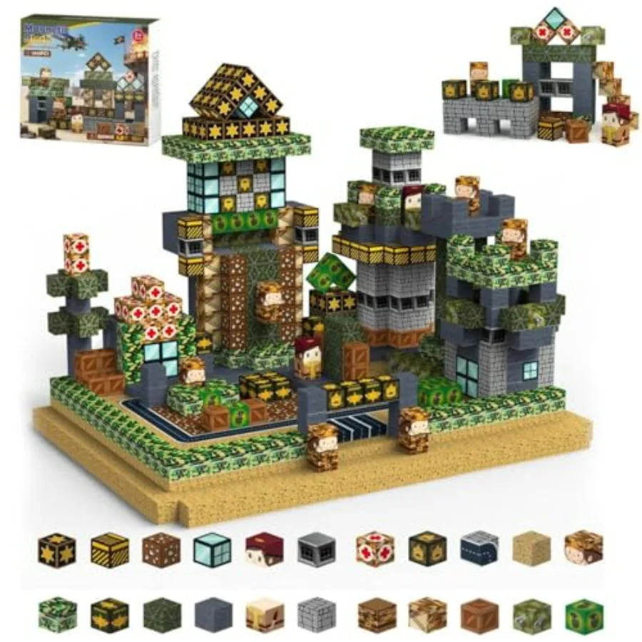 100PCS Magnetic Blocks, Magnetic Building Blocks, Magnet Cubes for Toys, Sensory STEM Building Toys for 3-5 4-6 5-7 6-8 Year Ol
100PCS Magnetic Blocks, Magnetic Building Blocks, Magnet Cubes for Toys, Sensory STEM Building Toys for 3-5 4-6 5-7 6-8 Year Ol