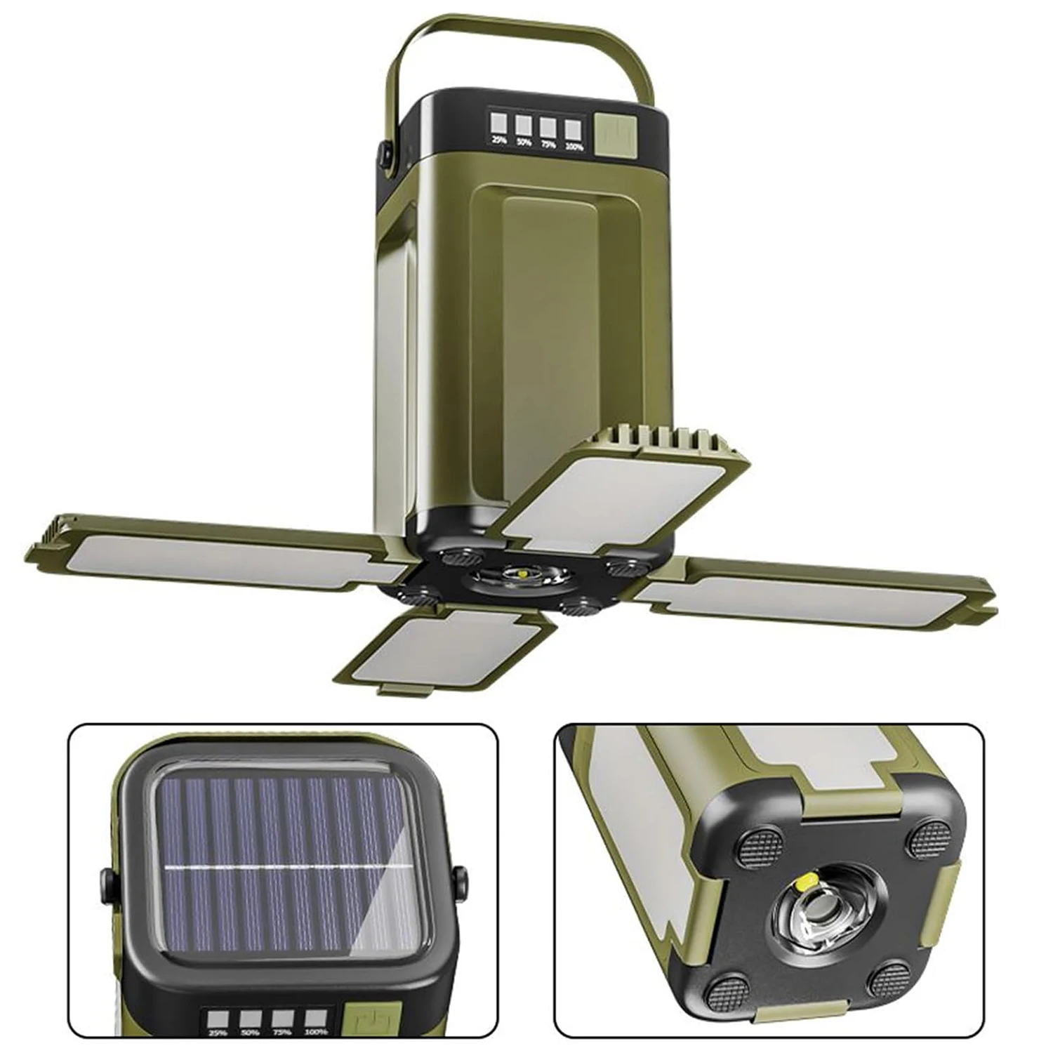 Portable LED Camping Lantern Waterproof Outdoor Lamp 2000mAh Rechargeable Support Solar Charging Tent Lights for Hiking Fishing
Portable LED Camping Lantern Waterproof Outdoor Lamp 2000mAh Rechargeable Support Solar Charging Tent Lights for Hiking Fishing