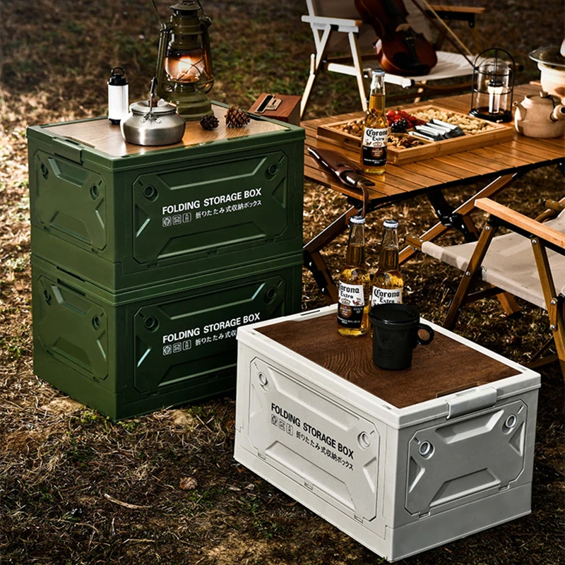 Outdoor Camping Picnic Folding Storage Box with Wooden Lid Car Trunk Storage Box Household Multifunctional Foldable Storage Box
Outdoor Camping Picnic Folding Storage Box with Wooden Lid Car Trunk Storage Box Household Multifunctional Foldable Storage Box