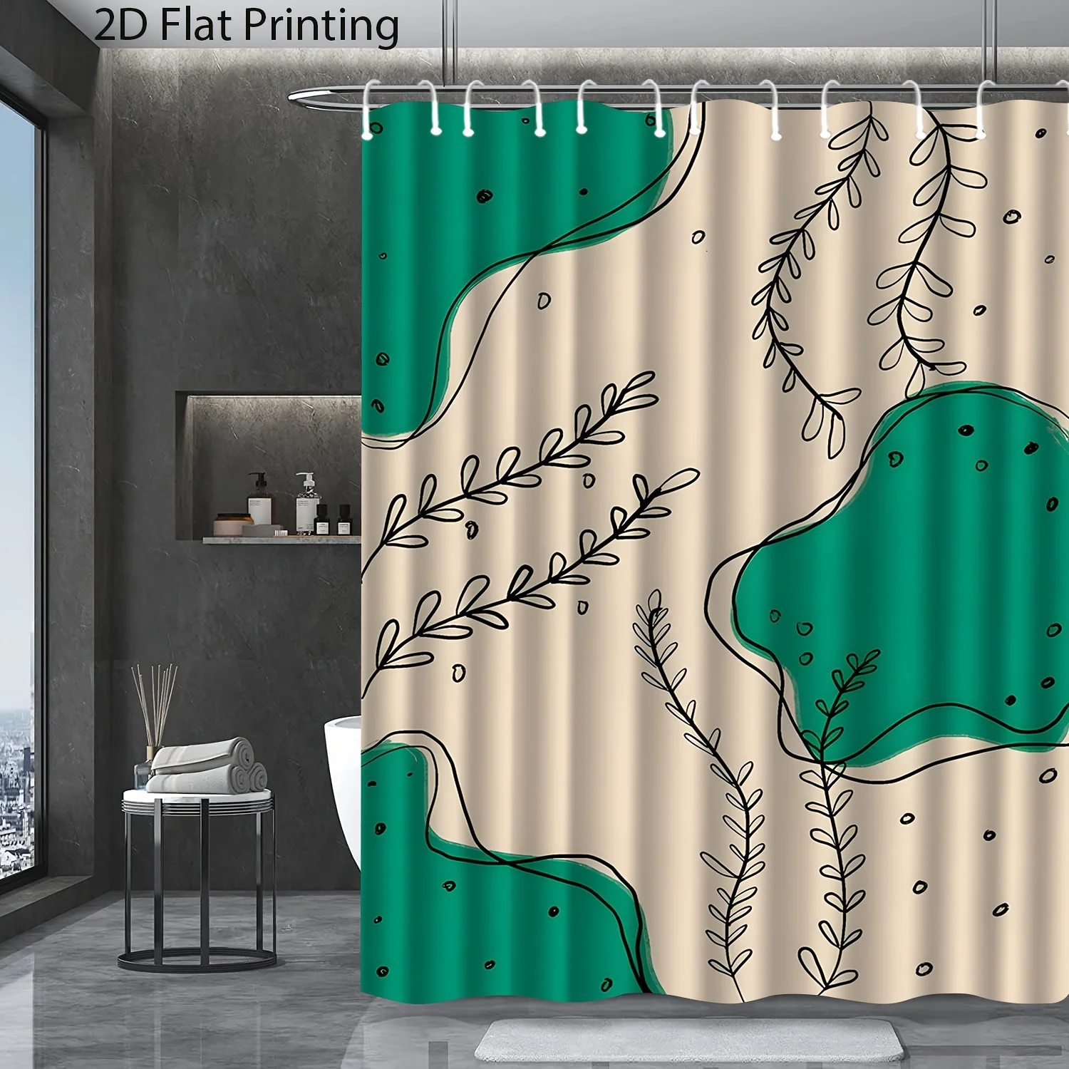 Waterproof Botanical Shower Curtain Large Boho Leaves Pattern Tropical Bathroom Decor Curtain Liner 180x200cm Modern Home Gift
Waterproof Botanical Shower Curtain Large Boho Leaves Pattern Tropical Bathroom Decor Curtain Liner 180x200cm Modern Home Gift