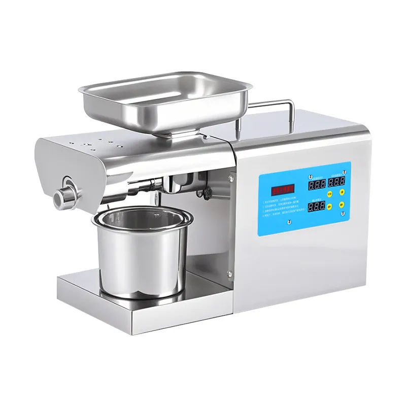 Oil press household small automatic multi-functional stainless steel smart home peanut hot and cold commercial frying machine
Oil press household small automatic multi-functional stainless steel smart home peanut hot and cold commercial frying machine