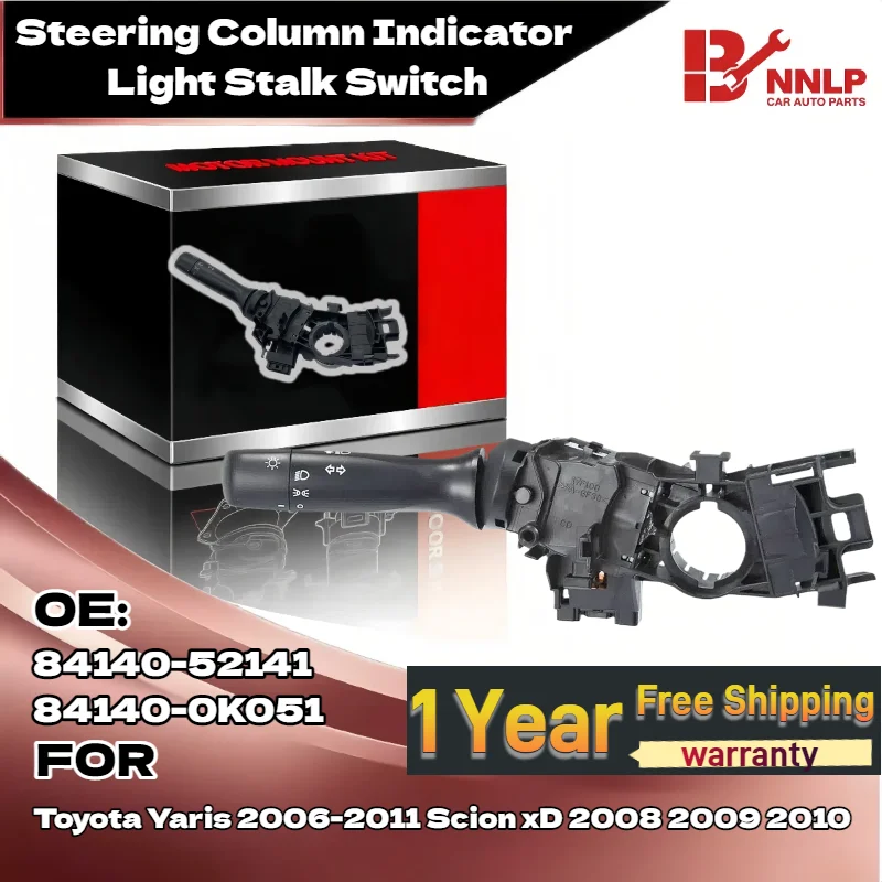 For Turn Signal Switch w/ 9-Blade for Toyota Yaris 2006-2011 Scion xD 2008 2009 2010 84140-0K051
For Turn Signal Switch w/ 9-Blade for Toyota Yaris 2006-2011 Scion xD 2008 2009 2010 84140-0K051