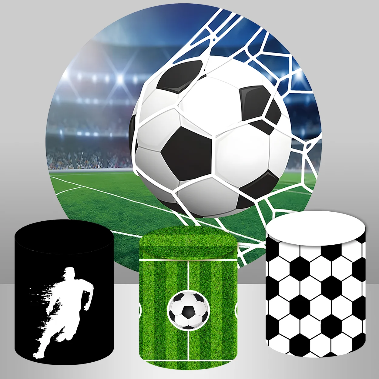 Soccer Round Backdrop Cover Boy Birthday Party Supplies Sports Field Football Circle Background Cake Table Cylinder Covers
Soccer Round Backdrop Cover Boy Birthday Party Supplies Sports Field Football Circle Background Cake Table Cylinder Covers