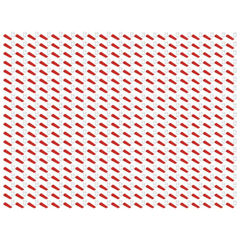 400 Pcs Tile Leveling Spacers And 100 Pcs Wedges Tile Leveling Tool Set For Tile Stone Installation Red & White
400 Pcs Tile Leveling Spacers And 100 Pcs Wedges Tile Leveling Tool Set For Tile Stone Installation Red & White