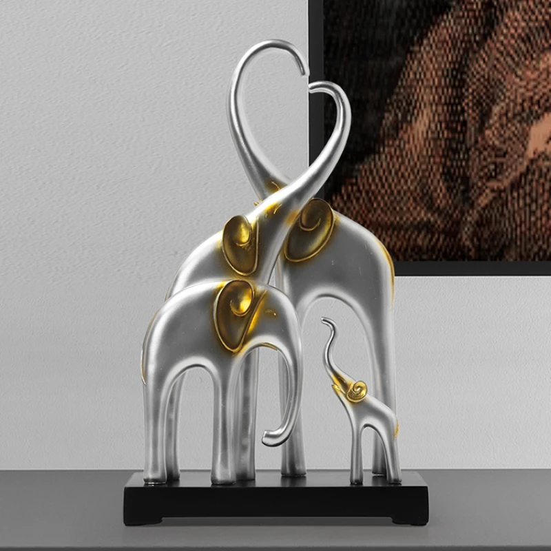 Elephant ornaments, light luxury, high-end living room, porch, TV cabinet, wine cabinet, home decoration for a family of four
Elephant ornaments, light luxury, high-end living room, porch, TV cabinet, wine cabinet, home decoration for a family of four