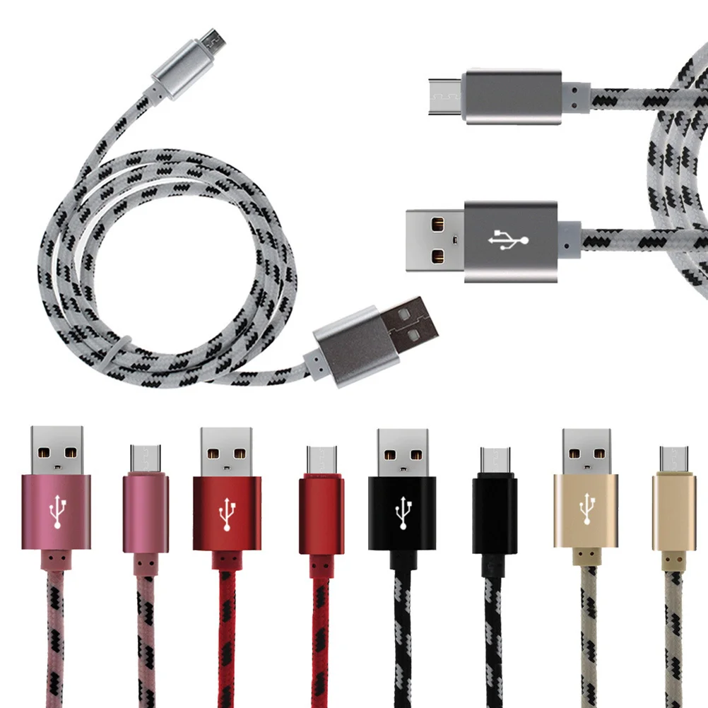 Micro USB Data Cable Nylon Braided Fast Charging and Syncing 1 Meter for Galaxy S7 2 X 950 2a
Micro USB Data Cable Nylon Braided Fast Charging and Syncing 1 Meter for Galaxy S7 2 X 950 2a