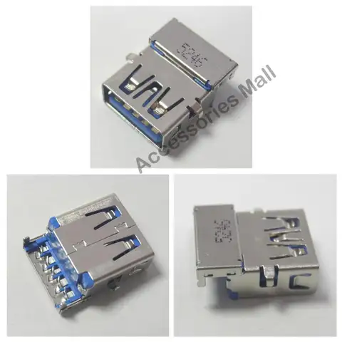 Conector usb 3,0 para placa base DELL 7460 7560, conector hembra USB 3,0 (el puerto usb 3,0 está junto al puerto de audio)