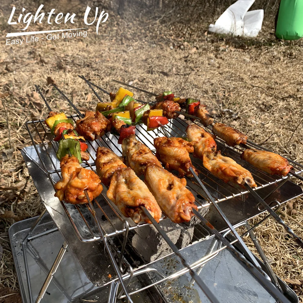 Charcoal Barbecue Grill Stainless Steel BBQ Grills Portable Charcoal Stove for Outdoor Camping BBQ Outdoor Kitchen Grill
Charcoal Barbecue Grill Stainless Steel BBQ Grills Portable Charcoal Stove for Outdoor Camping BBQ Outdoor Kitchen Grill