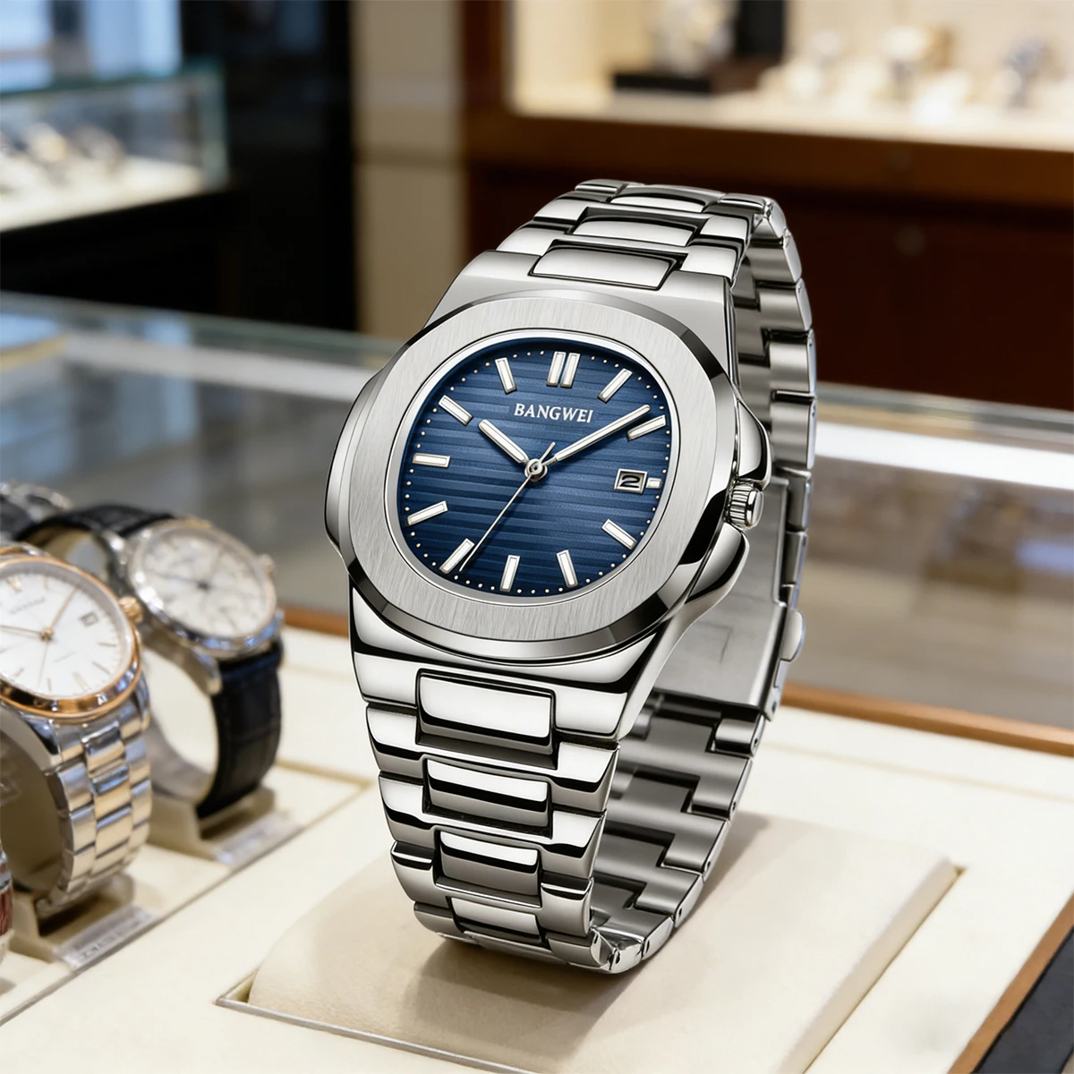 2026 New Luxury Men Quartz Watches 30M Waterproof Automatic Date Watch Man Stainless Steel Sport Chronograph Watch for Men Clock
2026 New Luxury Men Quartz Watches 30M Waterproof Automatic Date Watch Man Stainless Steel Sport Chronograph Watch for Men Clock