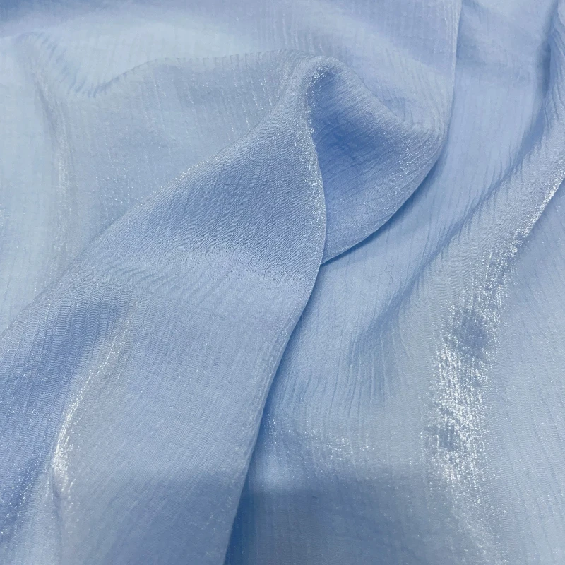 Sky Blue Glossy Vertical Texture Lyocell Cotton Fabric Fresh Semi Transparent Dress Shirt Hanfu Handmade Headband Fabric
Sky Blue Glossy Vertical Texture Lyocell Cotton Fabric Fresh Semi Transparent Dress Shirt Hanfu Handmade Headband Fabric