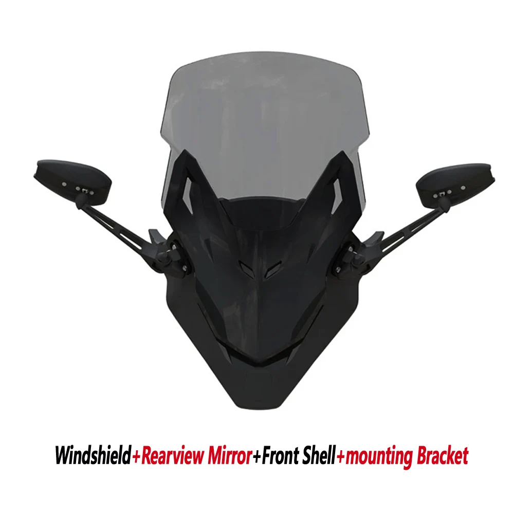 For Honda NS150GX front face cover windshield+rearview mirror forward assembly with high windshield strap installation bracket
For Honda NS150GX front face cover windshield+rearview mirror forward assembly with high windshield strap installation bracket