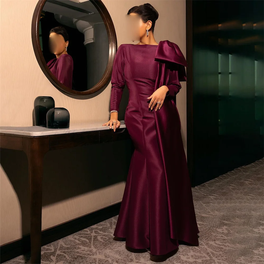 ROYET Bow Bow Full Puff Sleeve Mermaid Long Formal Evening Dress For Woman Floor Length Classic Elegant Prom Gown New 2024
ROYET Bow Bow Full Puff Sleeve Mermaid Long Formal Evening Dress For Woman Floor Length Classic Elegant Prom Gown New 2024