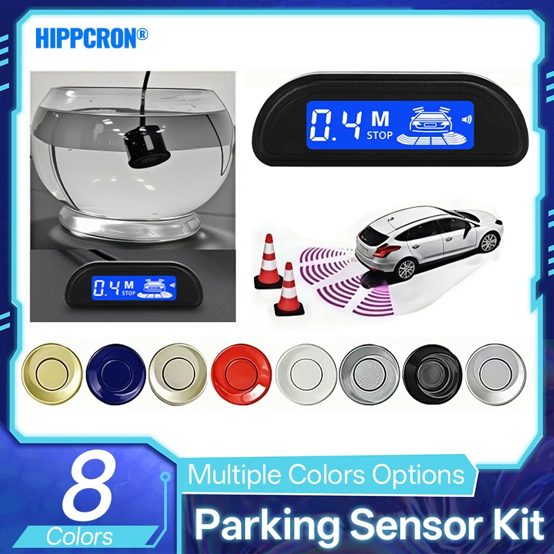 Hippcron Parking Sensor Kit Car Reverse Backup Parking Sensor System Car Accessory Buzzer Alarm Reverse display screen 4 Sensor
Hippcron Parking Sensor Kit Car Reverse Backup Parking Sensor System Car Accessory Buzzer Alarm Reverse display screen 4 Sensor