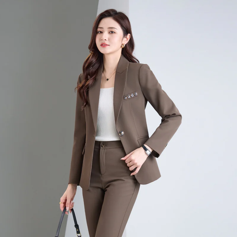 Women's Suit Set2026New Spring and Autumn Fashionable and Elegant High-End Professional Formal Suit Jacket Workwear
Women's Suit Set2026New Spring and Autumn Fashionable and Elegant High-End Professional Formal Suit Jacket Workwear