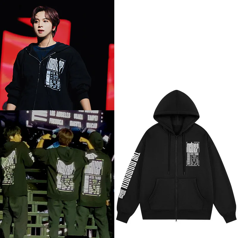NCT127 Concert TheMomentum Taehoon Mark Fleece Lined Hooded Zipper Jacket Casual Loose Fit Long Sleeve Youth Fashion
NCT127 Concert TheMomentum Taehoon Mark Fleece Lined Hooded Zipper Jacket Casual Loose Fit Long Sleeve Youth Fashion