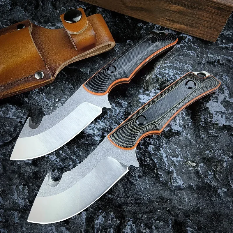 9C13Mov Wild Hunting Fishing Knife G10 Handle Outdoor Work Tool Knife High Hardness Rope Cutting Knife
9C13Mov Wild Hunting Fishing Knife G10 Handle Outdoor Work Tool Knife High Hardness Rope Cutting Knife