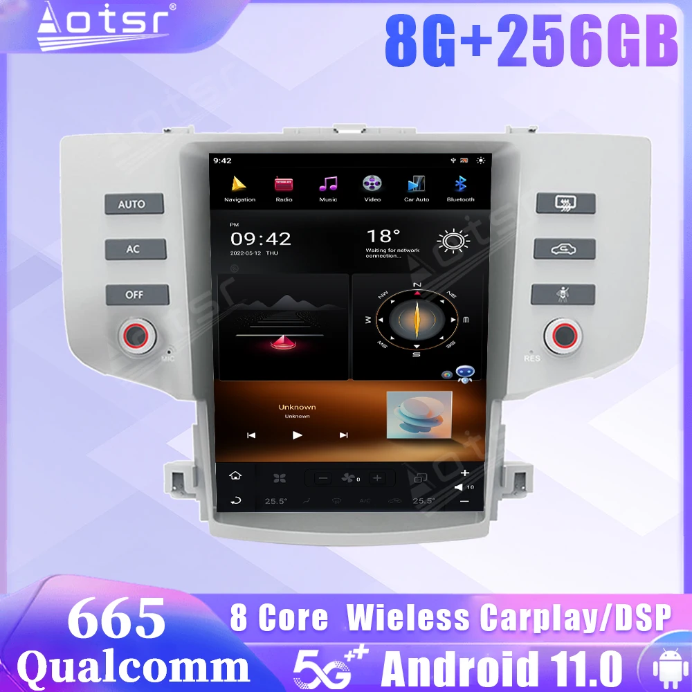 Автомагнитола Qualcomm Snapdragon 665 Android 11 Tesla экран для Toyota Reiz 2005 2006 2007 2008 2009 GPS Carplay стерео головное устройство
Автомагнитола Qualcomm Snapdragon 665 Android 11 Tesla экран для Toyota Reiz 2005 2006 2007 2008 2009 GPS Carplay стерео головное устройство